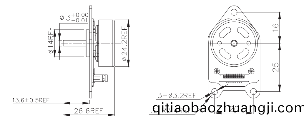 OT-EM2410無刷電(dian)機(ji)|吸(xi)塵(chen)器(qi)電機|小型(xing)髮(fa)電(dian)機|微(wei)型(xing)電(dian)機(ji)-萬至達(da)電機(ji)