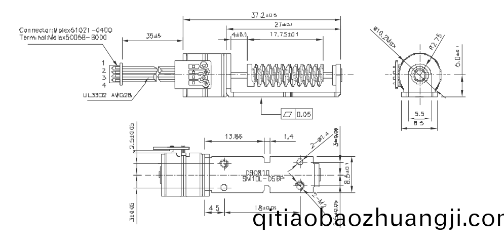 OT-SM10L-056P步進(jin)電機(ji)|微型(xing)打印(yin)機(ji)電機(ji)|攝(she)像機馬(ma)達(da)|絲(si)桿(gan)電(dian)機(ji)-萬(wan)至(zhi)達電(dian)機