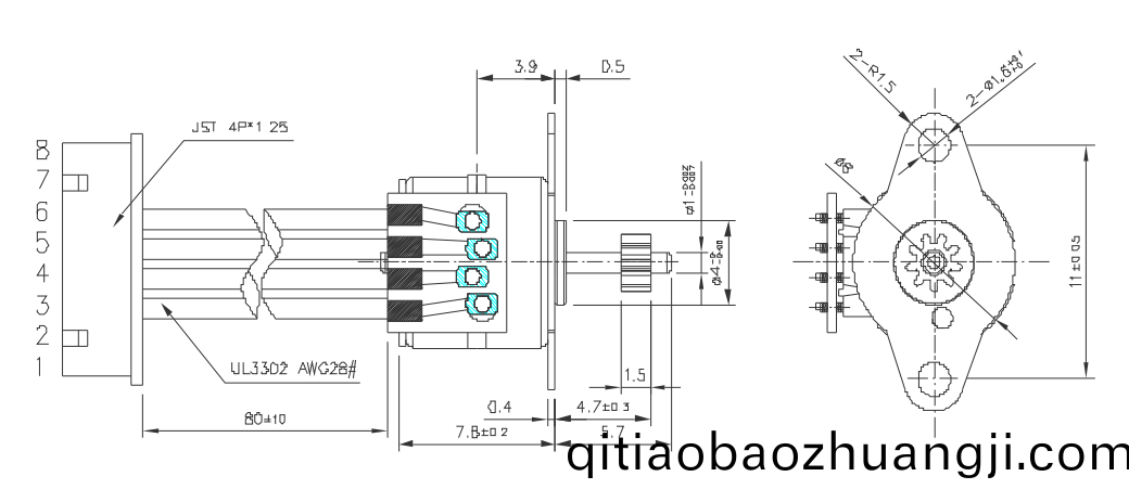 OT-SM08P-010步(bu)進(jin)電機(ji)|監控攝(she)像(xiang)頭電機(ji)|雲檯電機(ji)|攝(she)像機(ji)電(dian)機-萬至達(da)電機