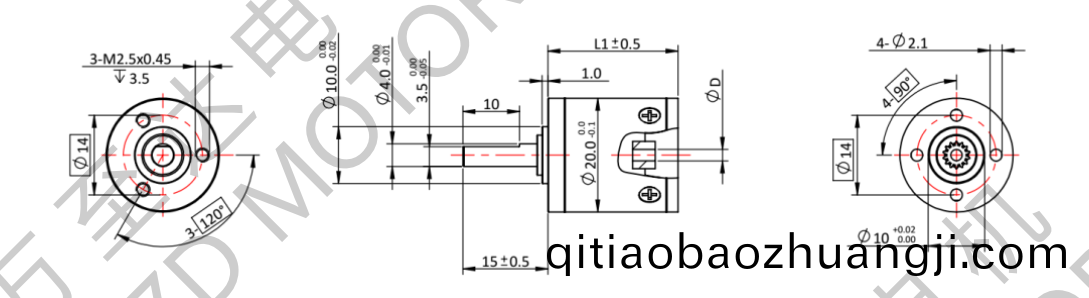 OT-20GP行(xing)星齒輪(lun)箱-齒輪箱-萬至(zhi)達(da)電機(ji)
