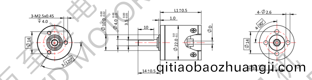 OT-22GP行(xing)星齒輪(lun)箱-齒輪(lun)箱-萬(wan)至(zhi)達(da)電機(ji)