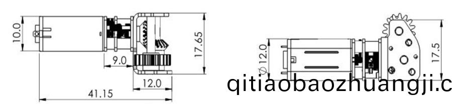 萬至達(da)電(dian)機外形(xing)圖 